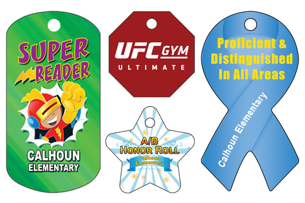 Custom Shaped Key Tags