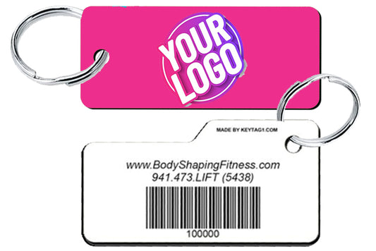 Gym & Fitness Barcode Key Tags